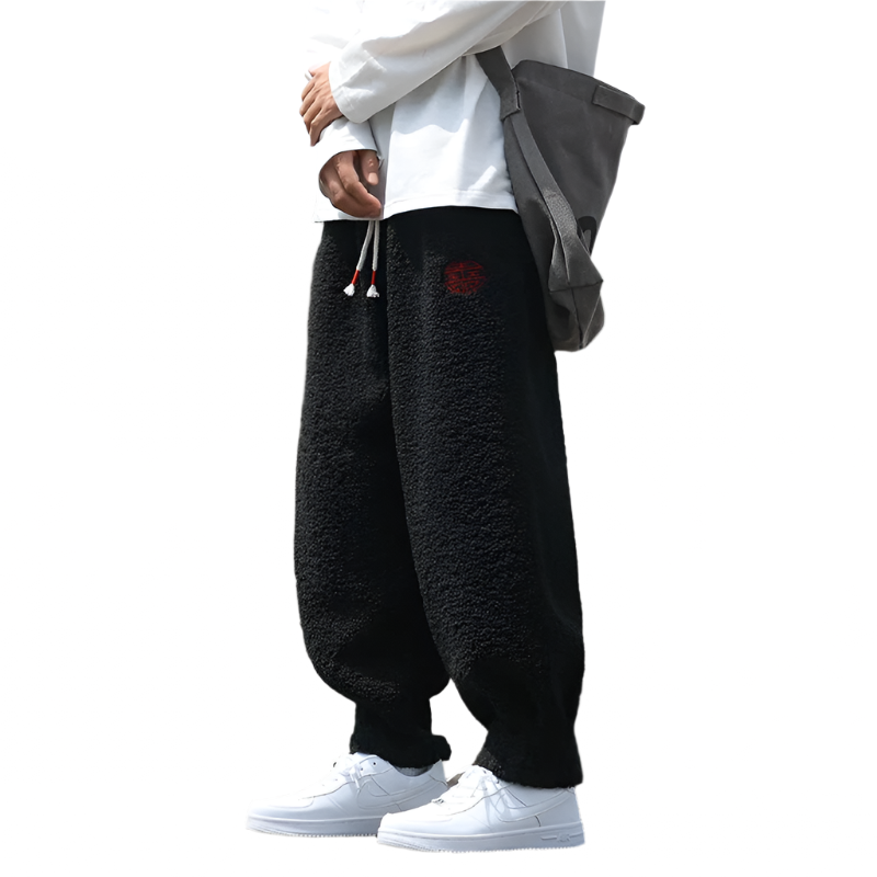 Pantalones de felpa polar cálidos