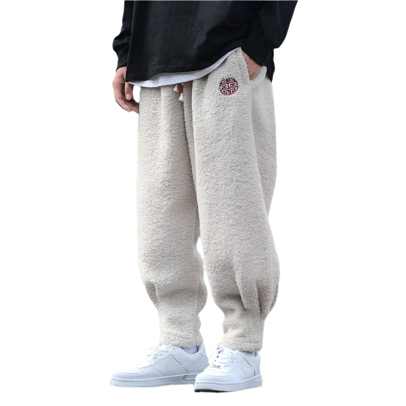 Pantalones de felpa polar cálidos