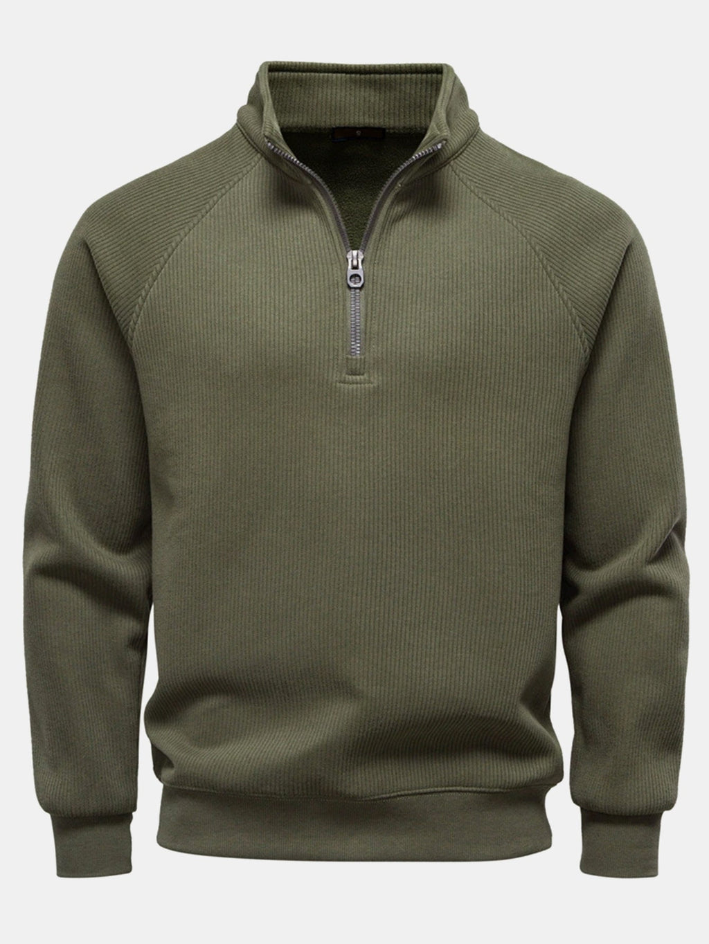 Sudadera con cremallera hasta el cuarto