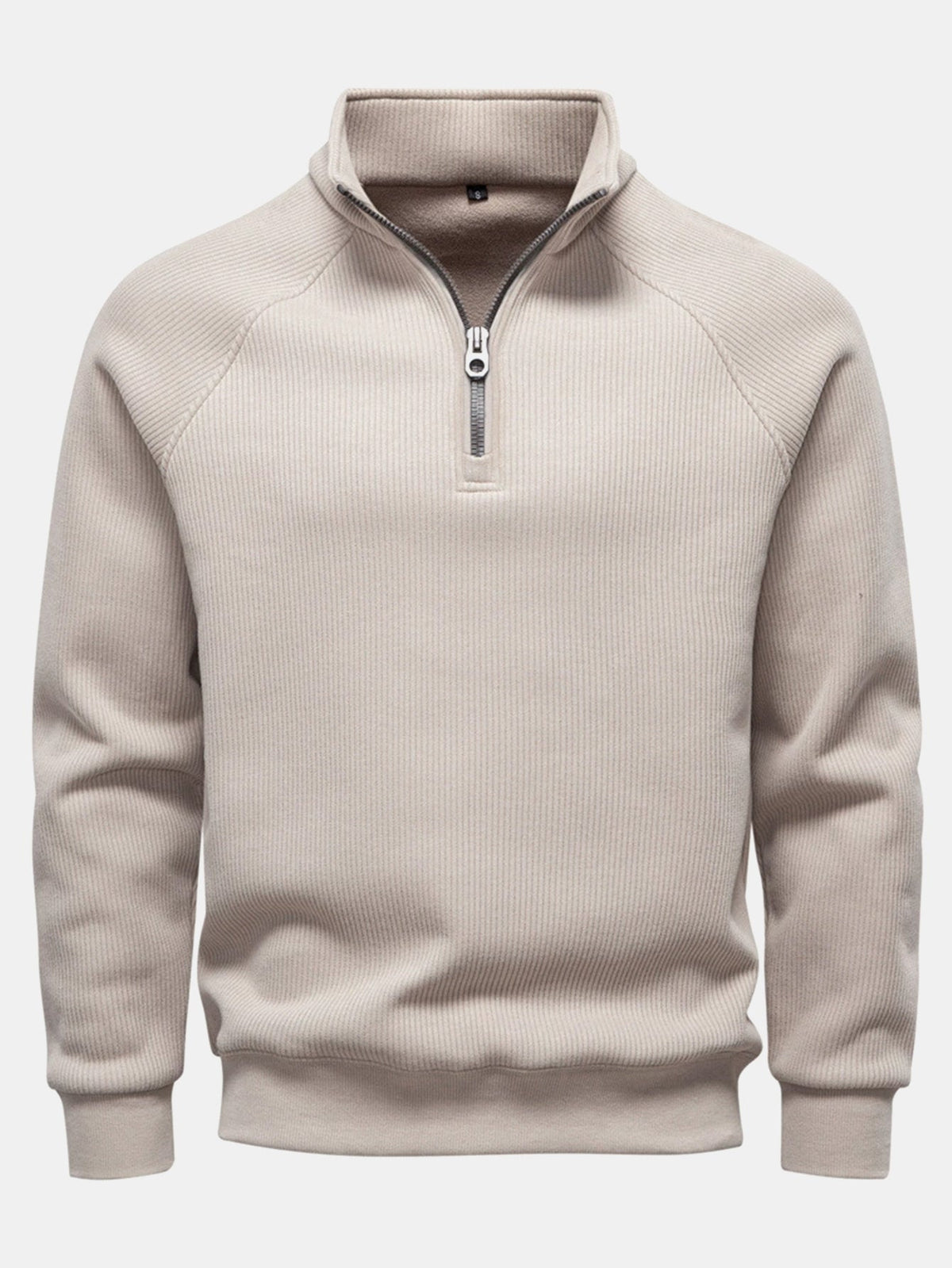 Sudadera con cremallera hasta el cuarto