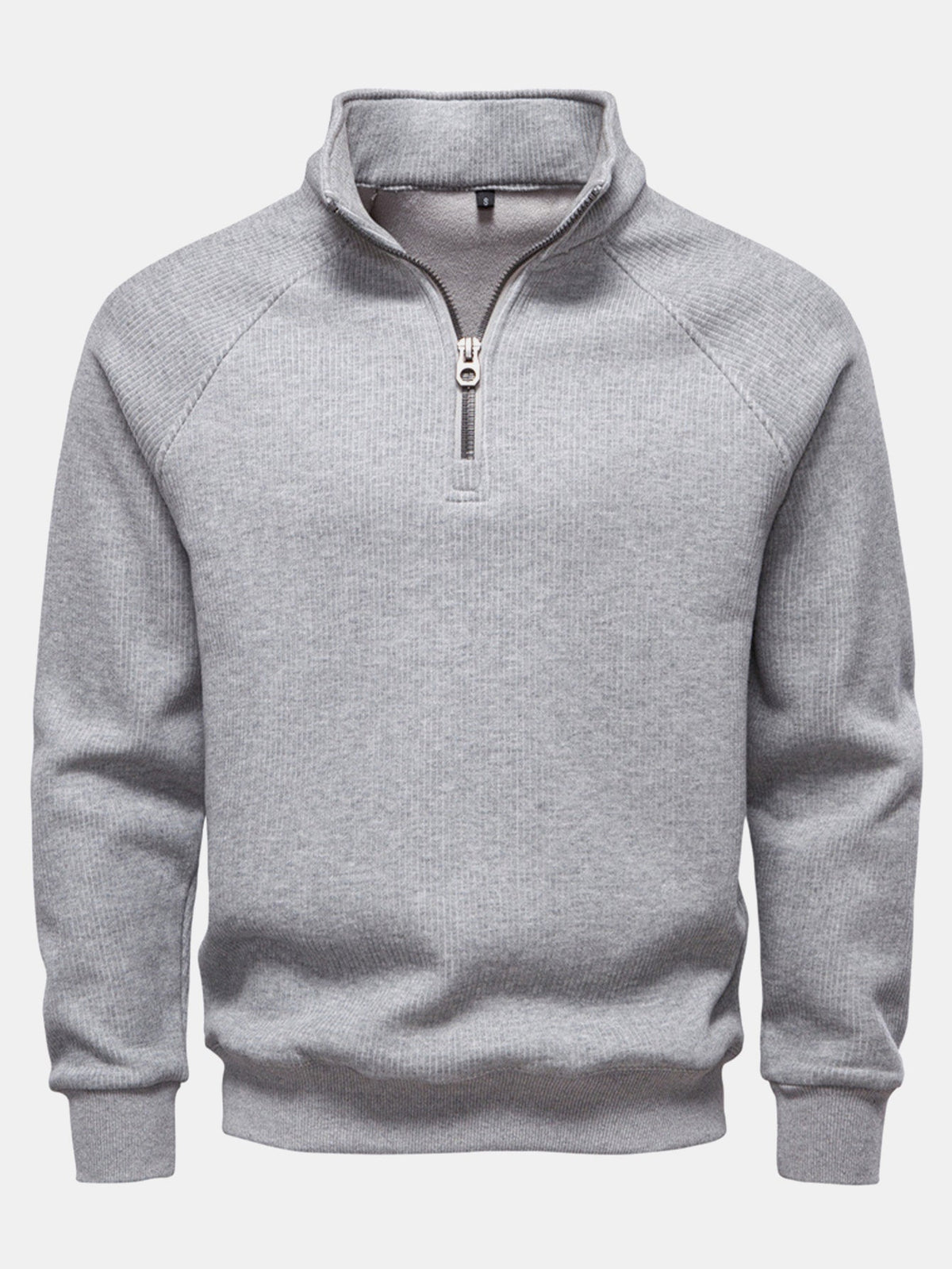 Sudadera con cremallera hasta el cuarto