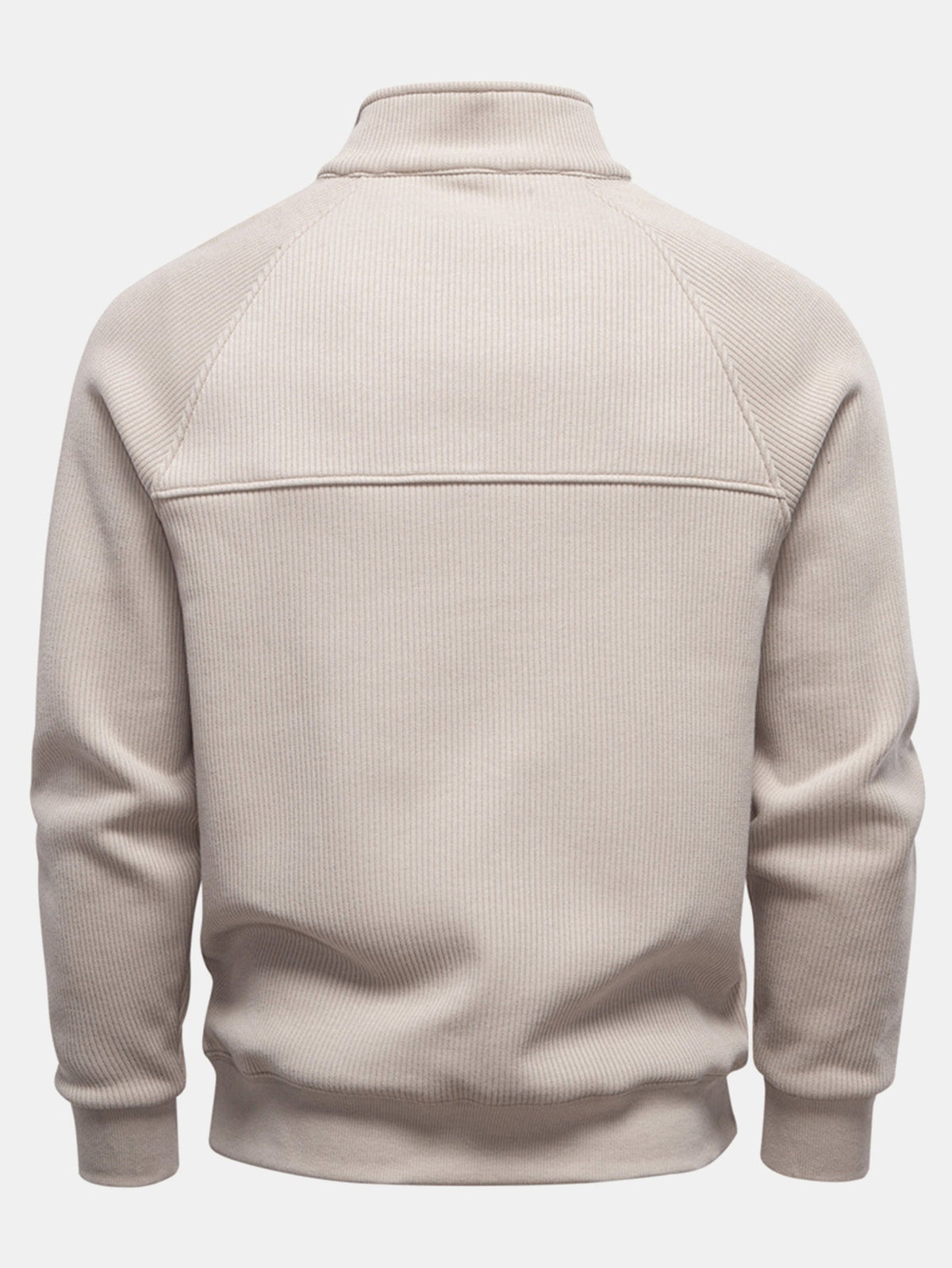 Sudadera con cremallera hasta el cuarto