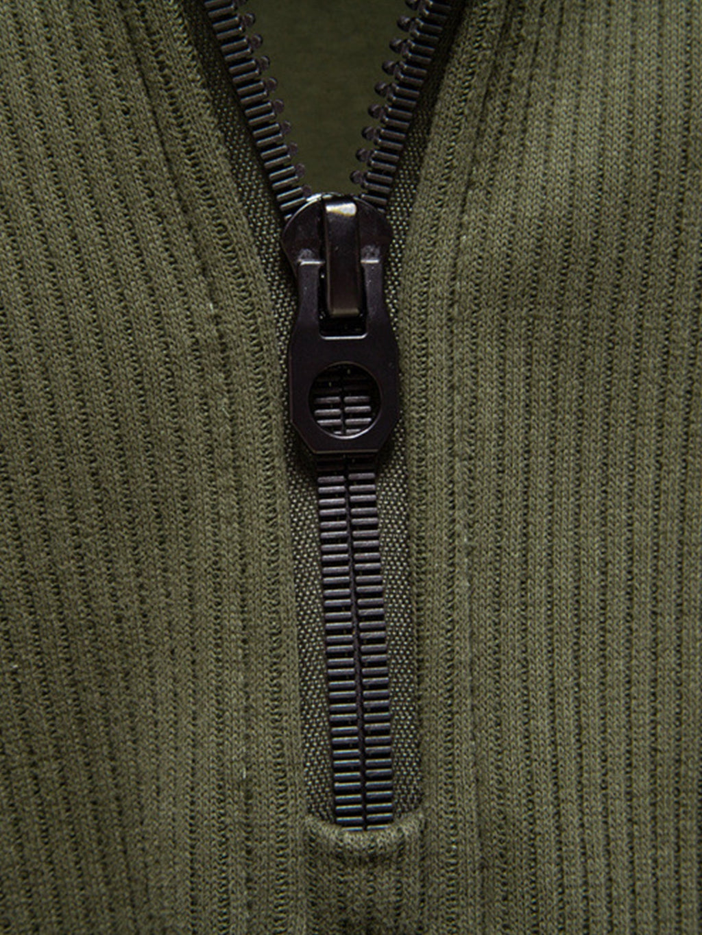 Sudadera con cremallera hasta el cuarto