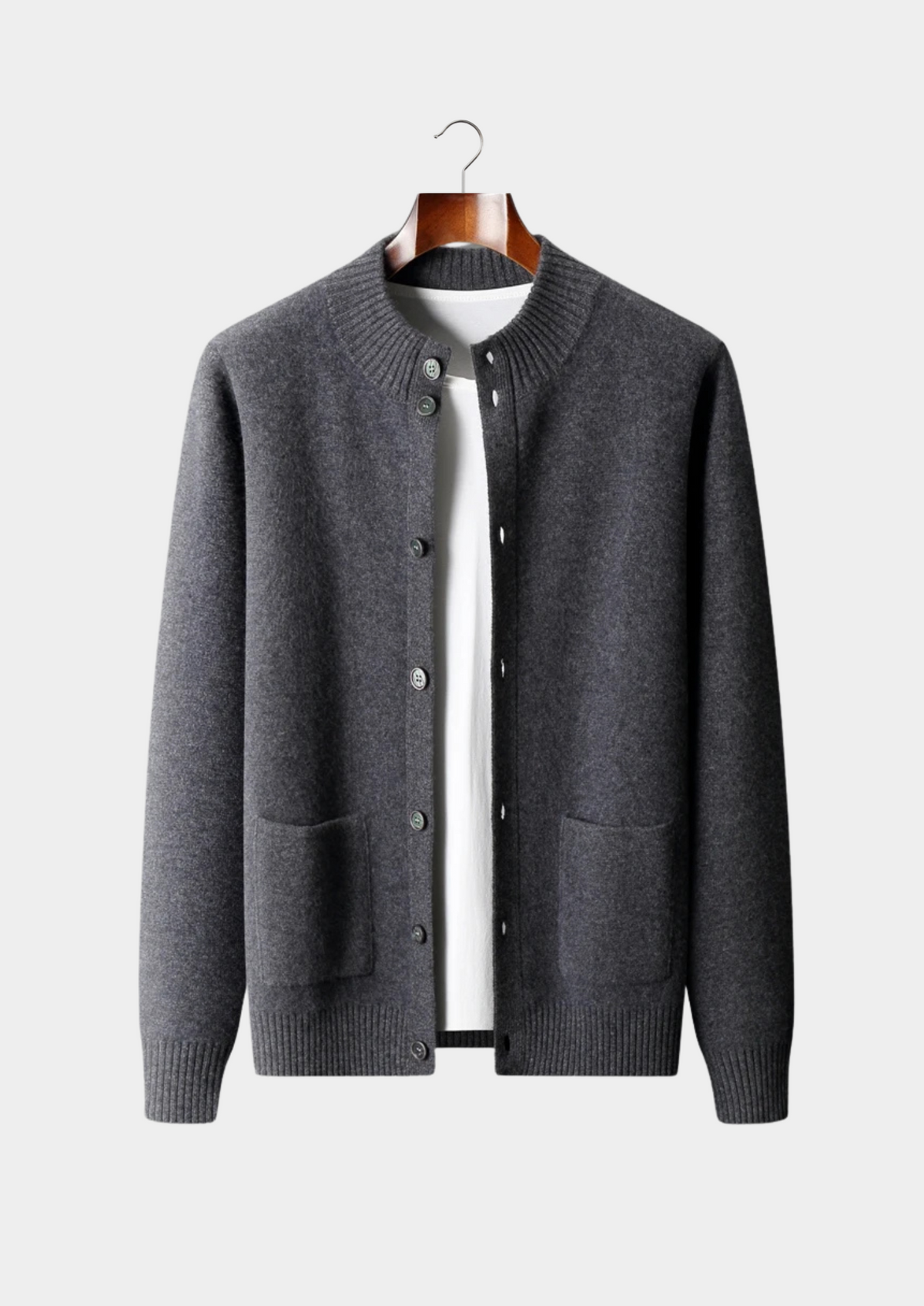 Jersey   100% cachemir con botones