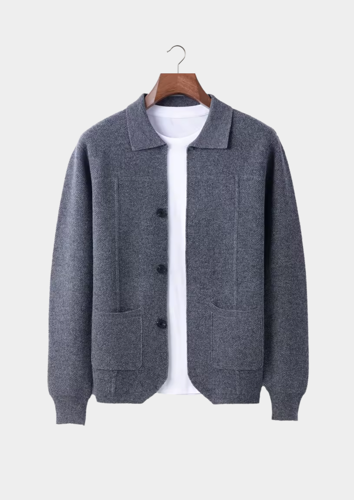 Chaqueta abotonada 100 % cachemira