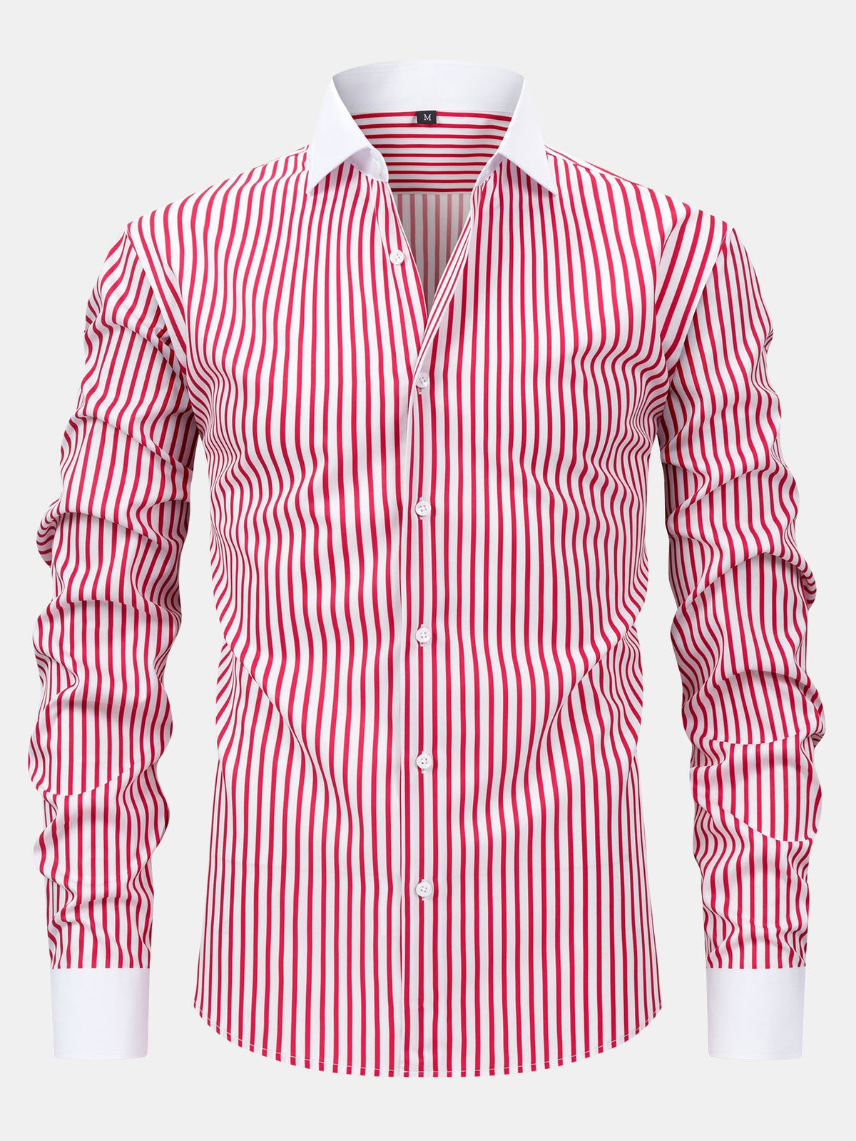 Camisa Winchester de rayas  y pantalones ajustados de corte cónico