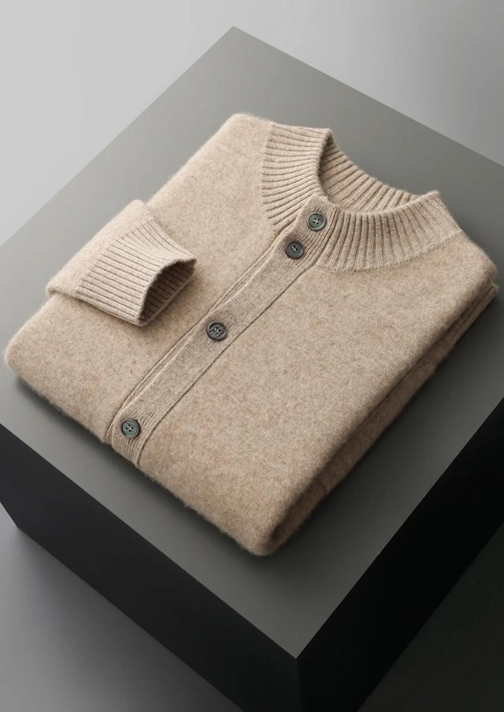 Jersey   100% cachemir con botones