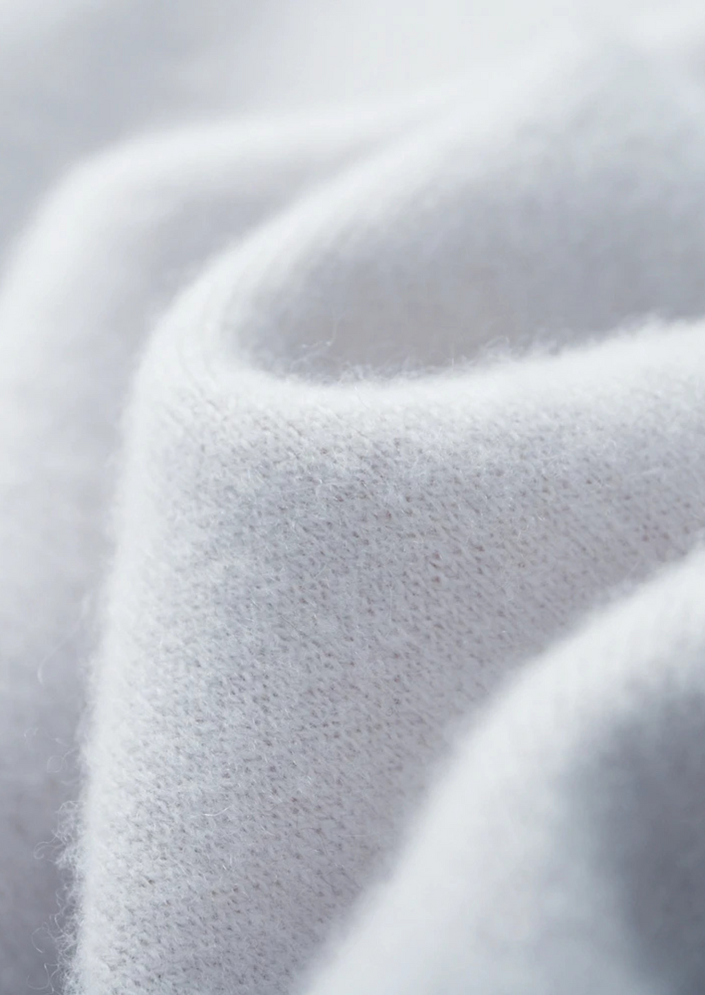 Sudadera bicolor 100% cachemir con cremallera y capucha