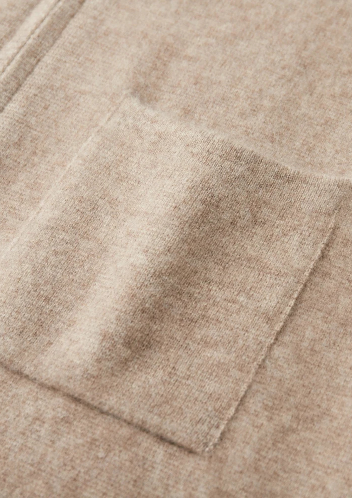 Jersey 100% cachemir con cremallera