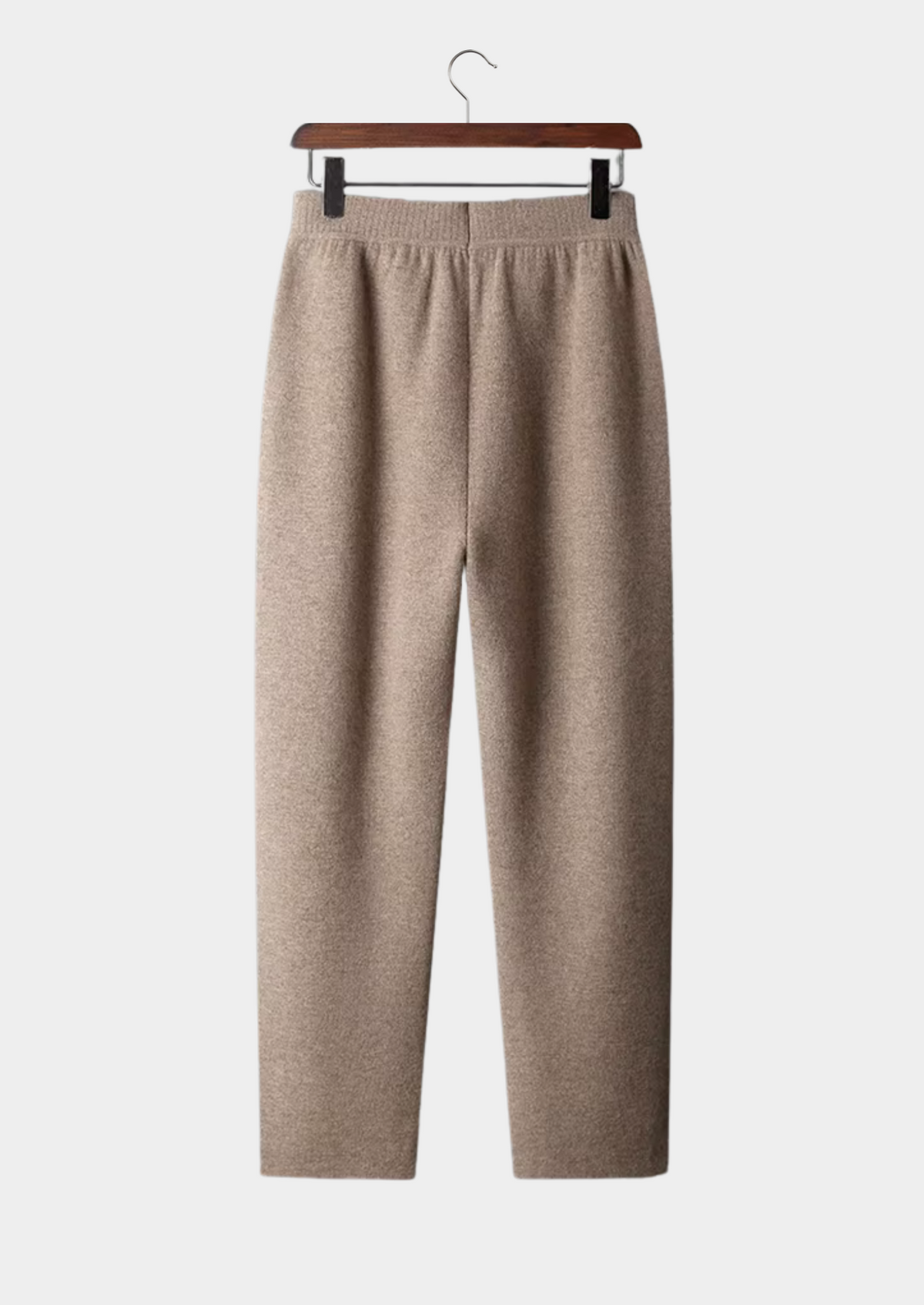 Pantalones rectos 100% cachemir