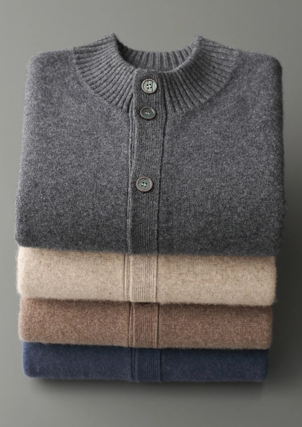 Jersey   100% cachemir con botones