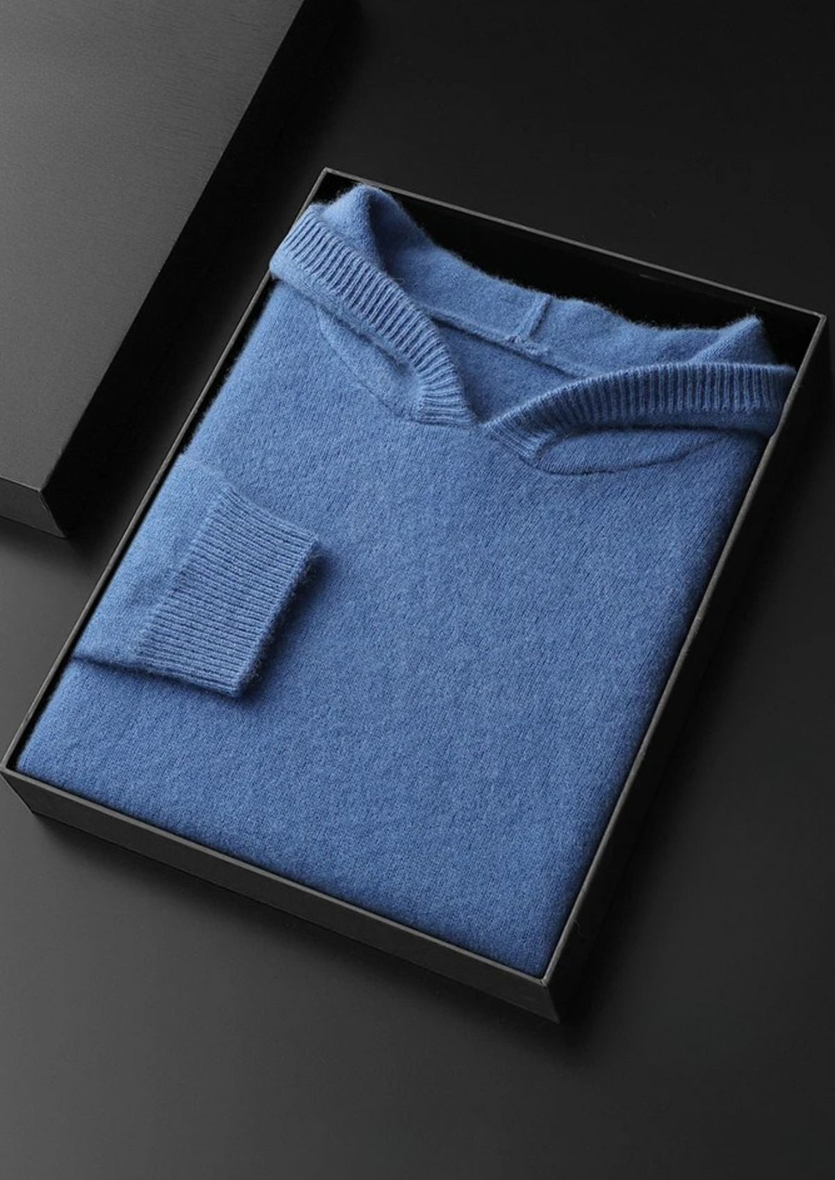 Sudadera 100% cachemir con capucha