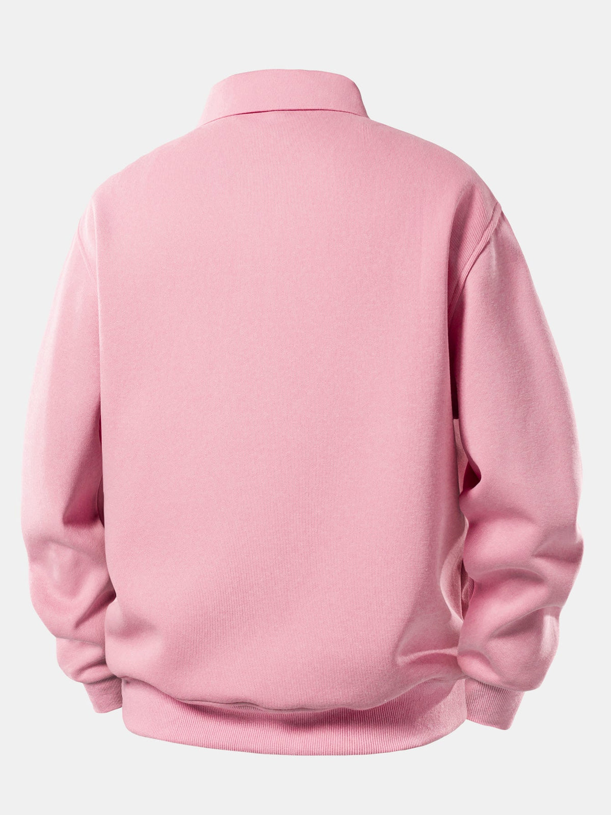 Sudadera con Cuello Polo Sólido