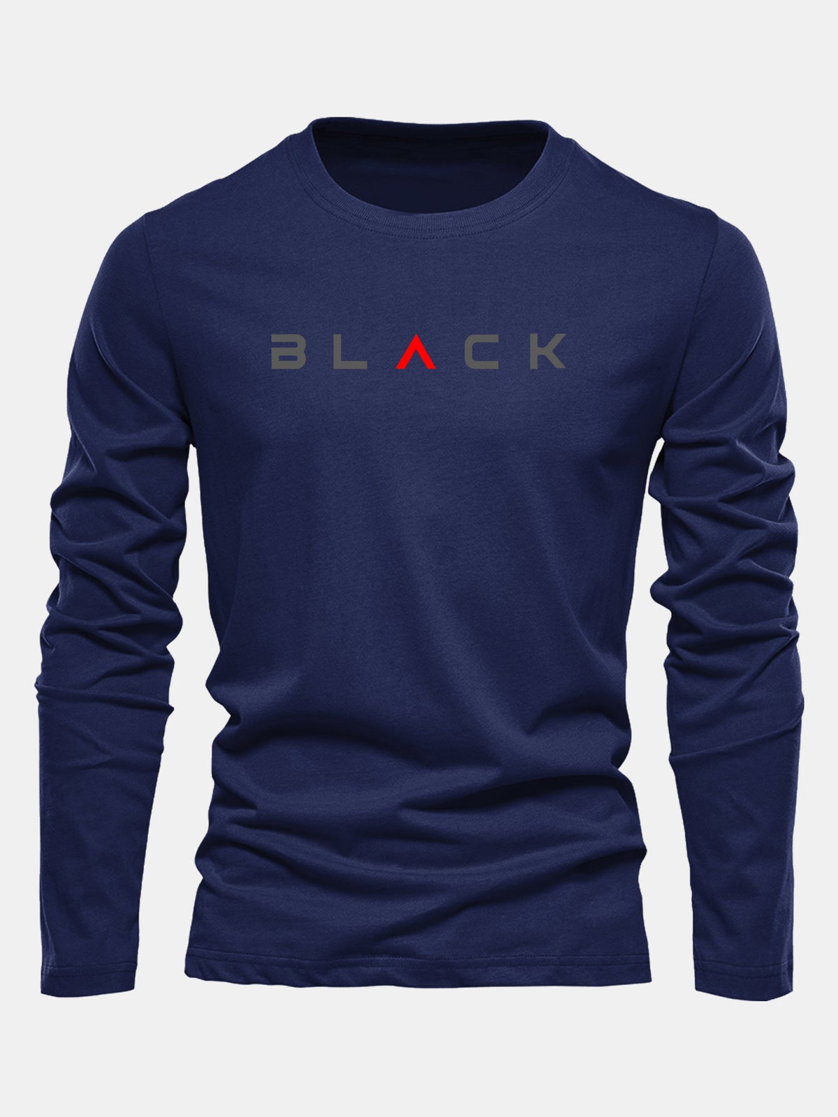 Camiseta negra de manga larga