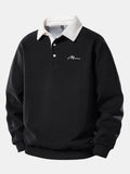 Polo neck sweatshirt