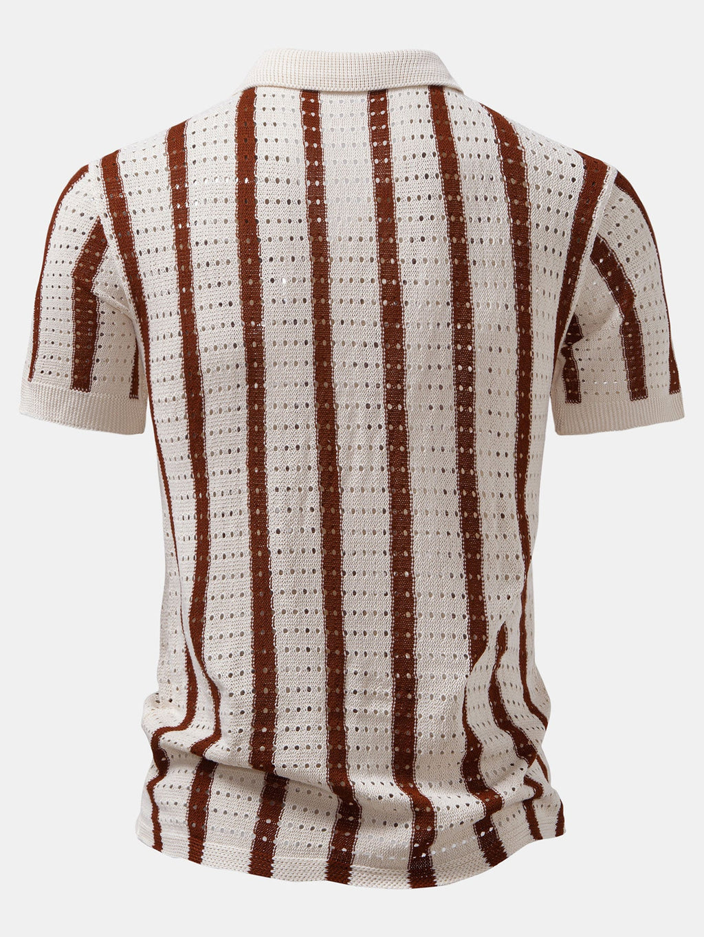 Camisa de punto abierto y Pantalones de lino