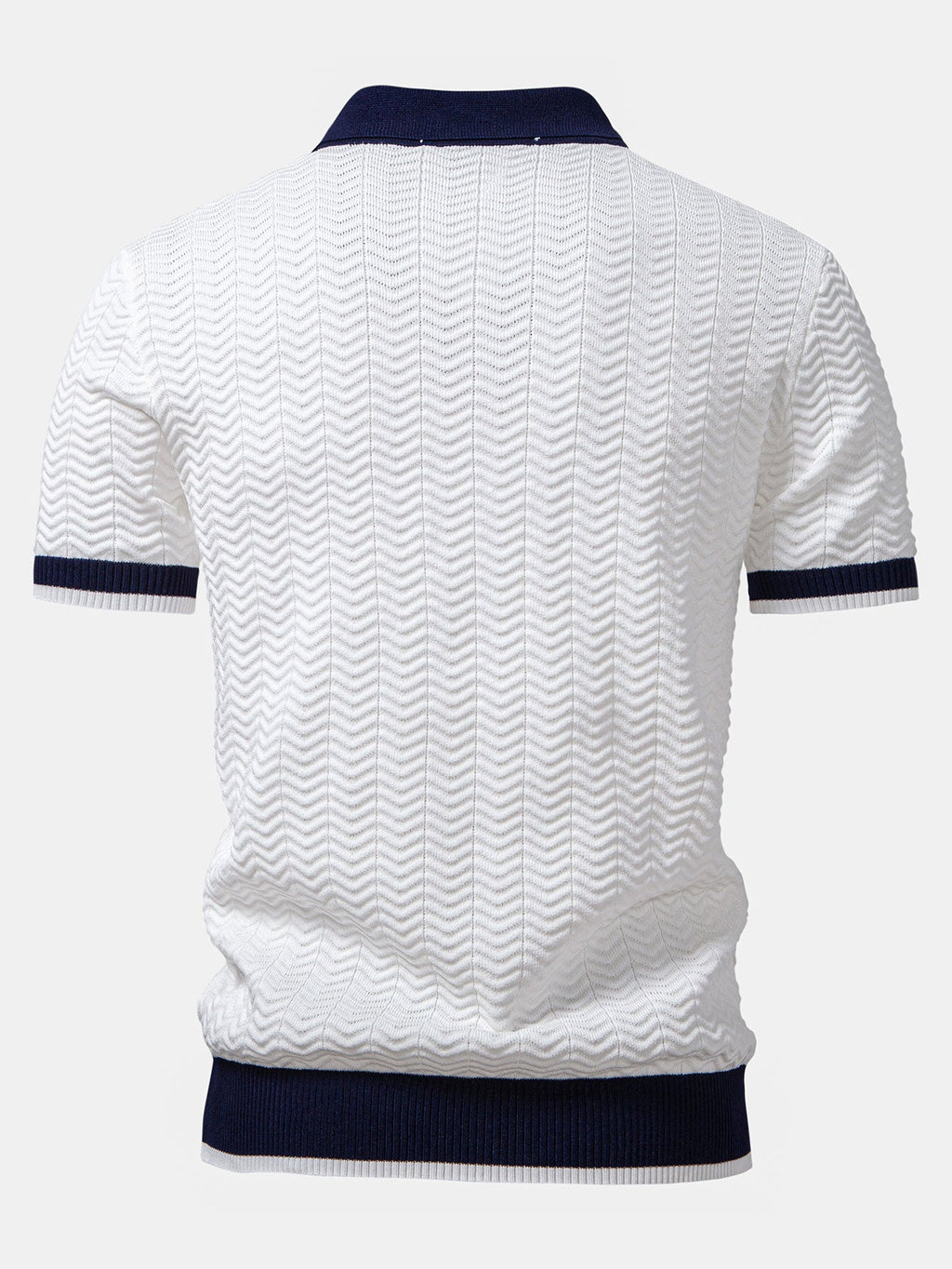Polo de punto con cuello en V