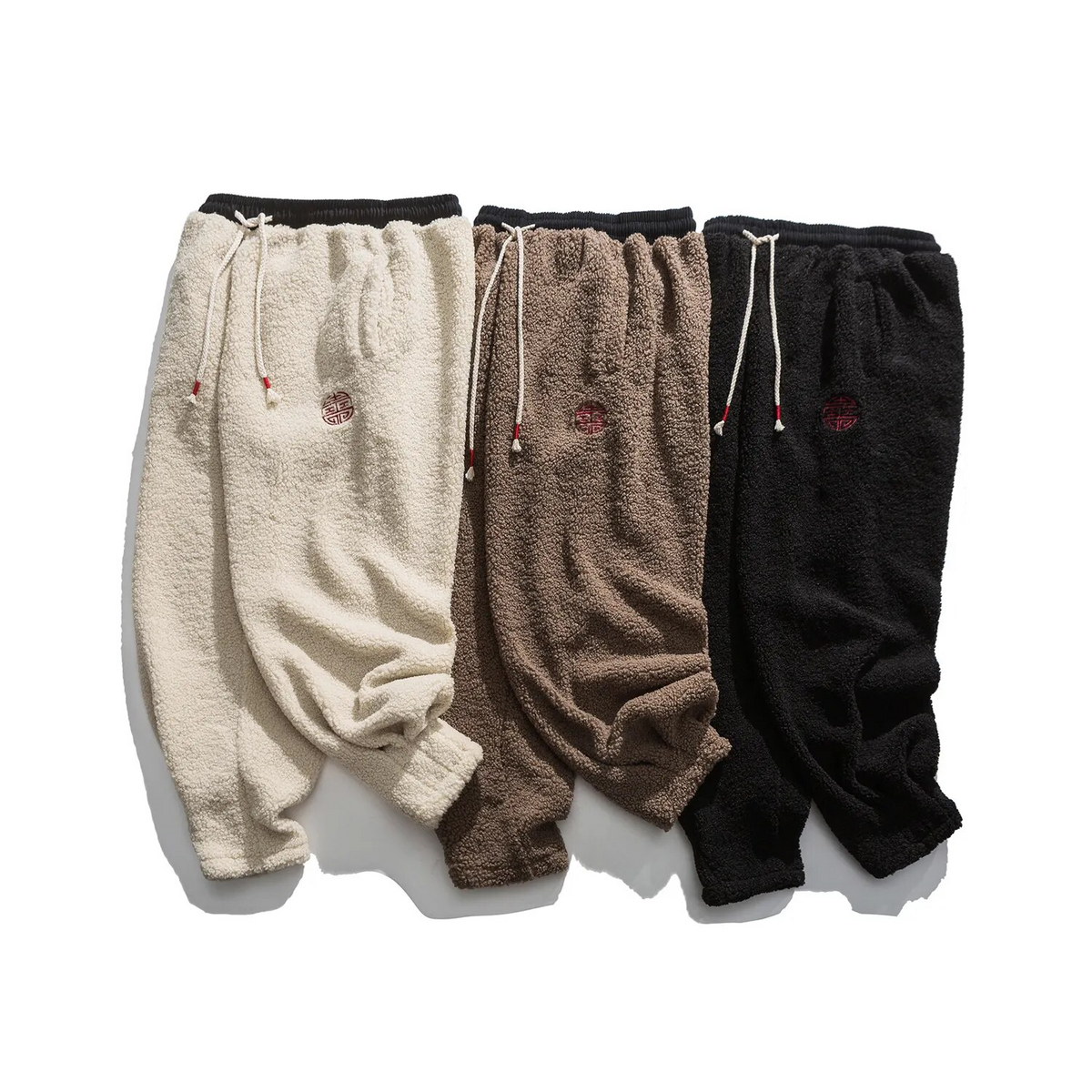 Pantalones de felpa polar cálidos