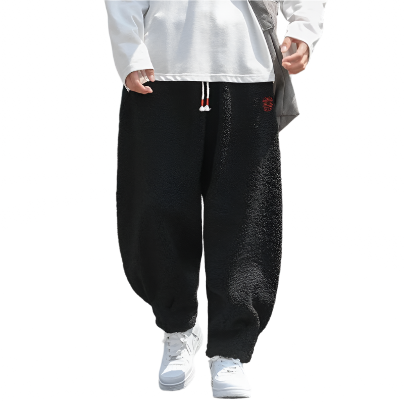 Pantalones de felpa polar cálidos