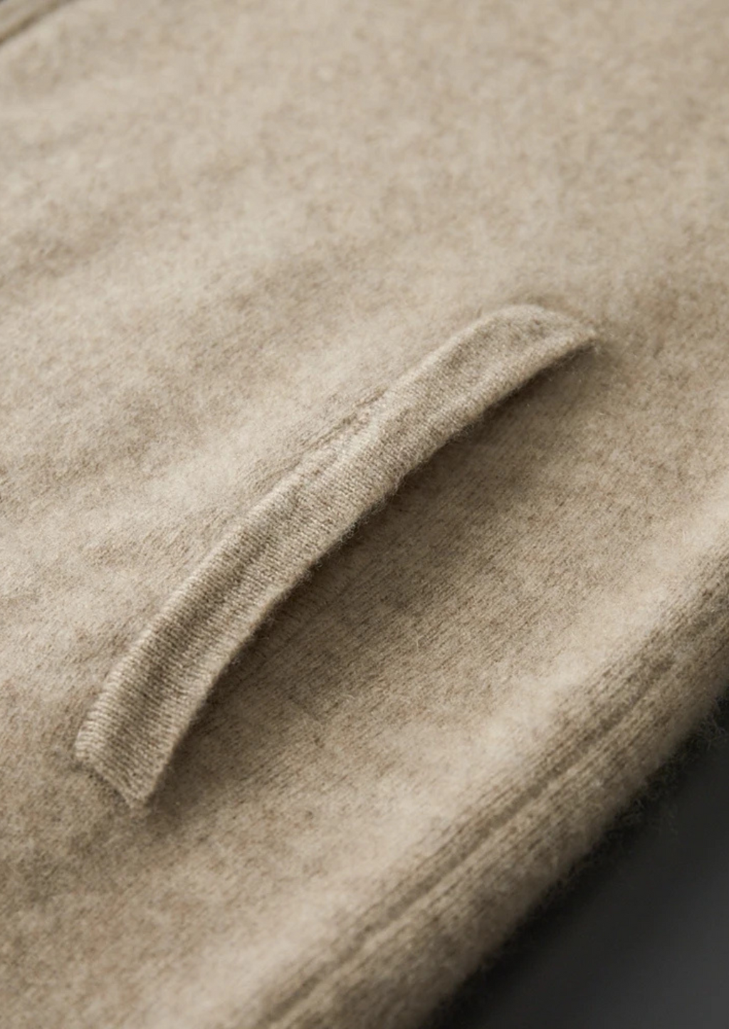 Jersey 100% cachemir con cremallera