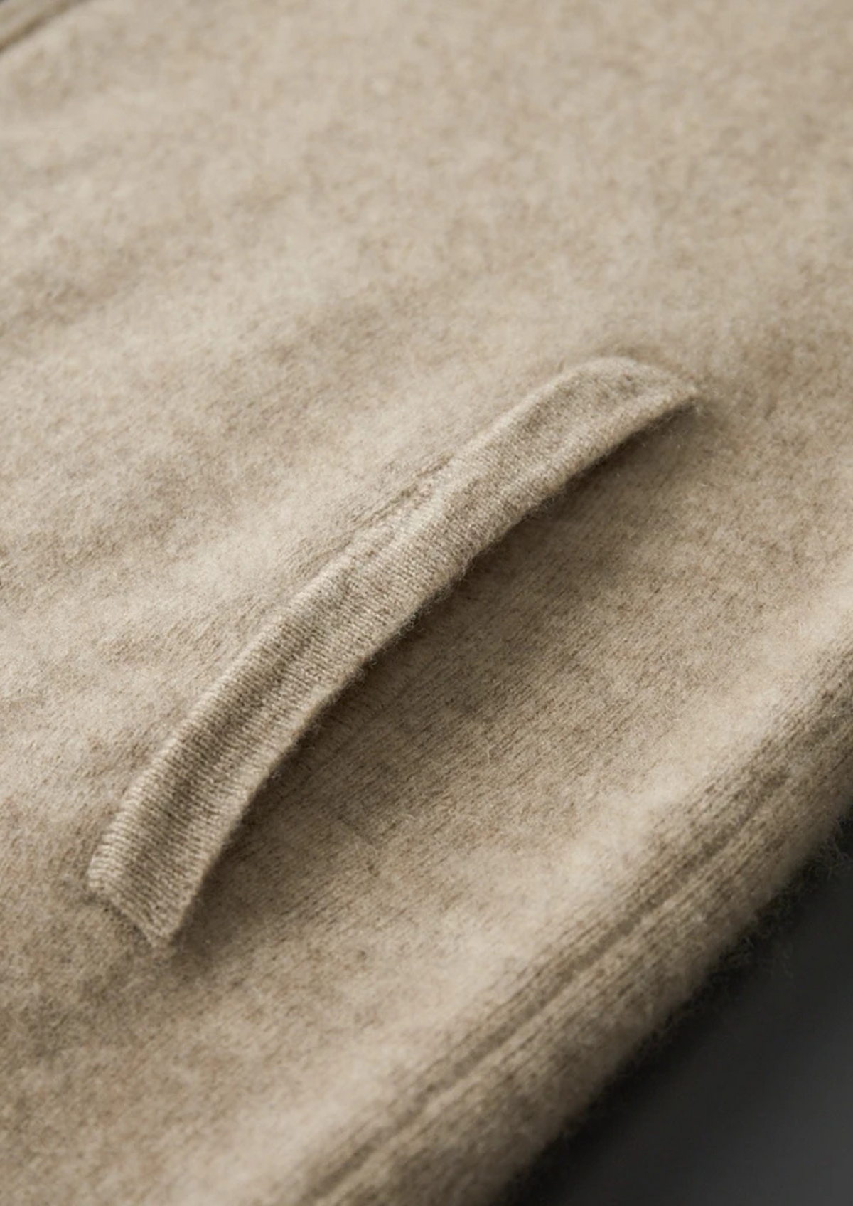Jersey 100% cachemir con cremallera