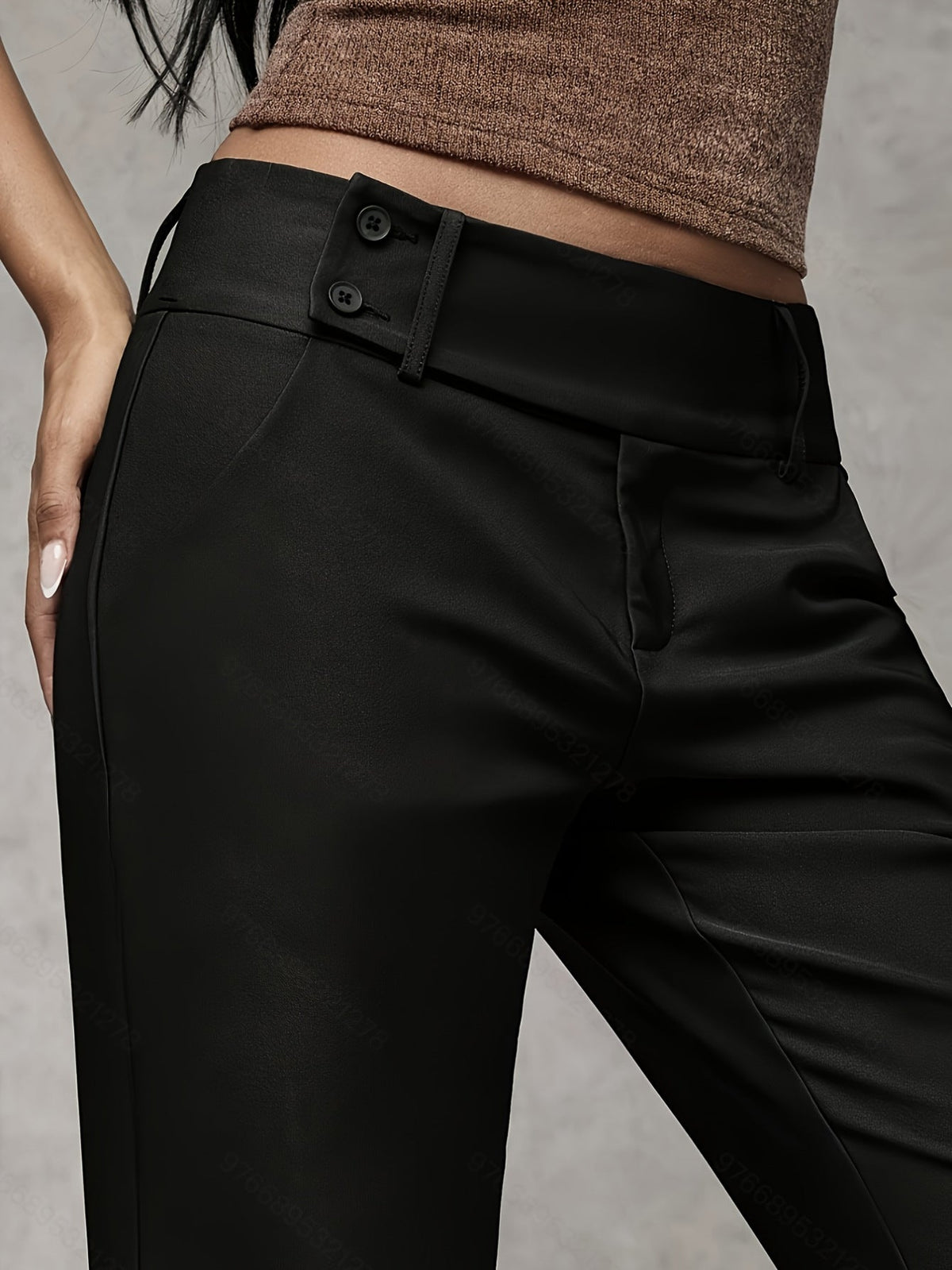 Pantalones Modernos de Corte Fluido