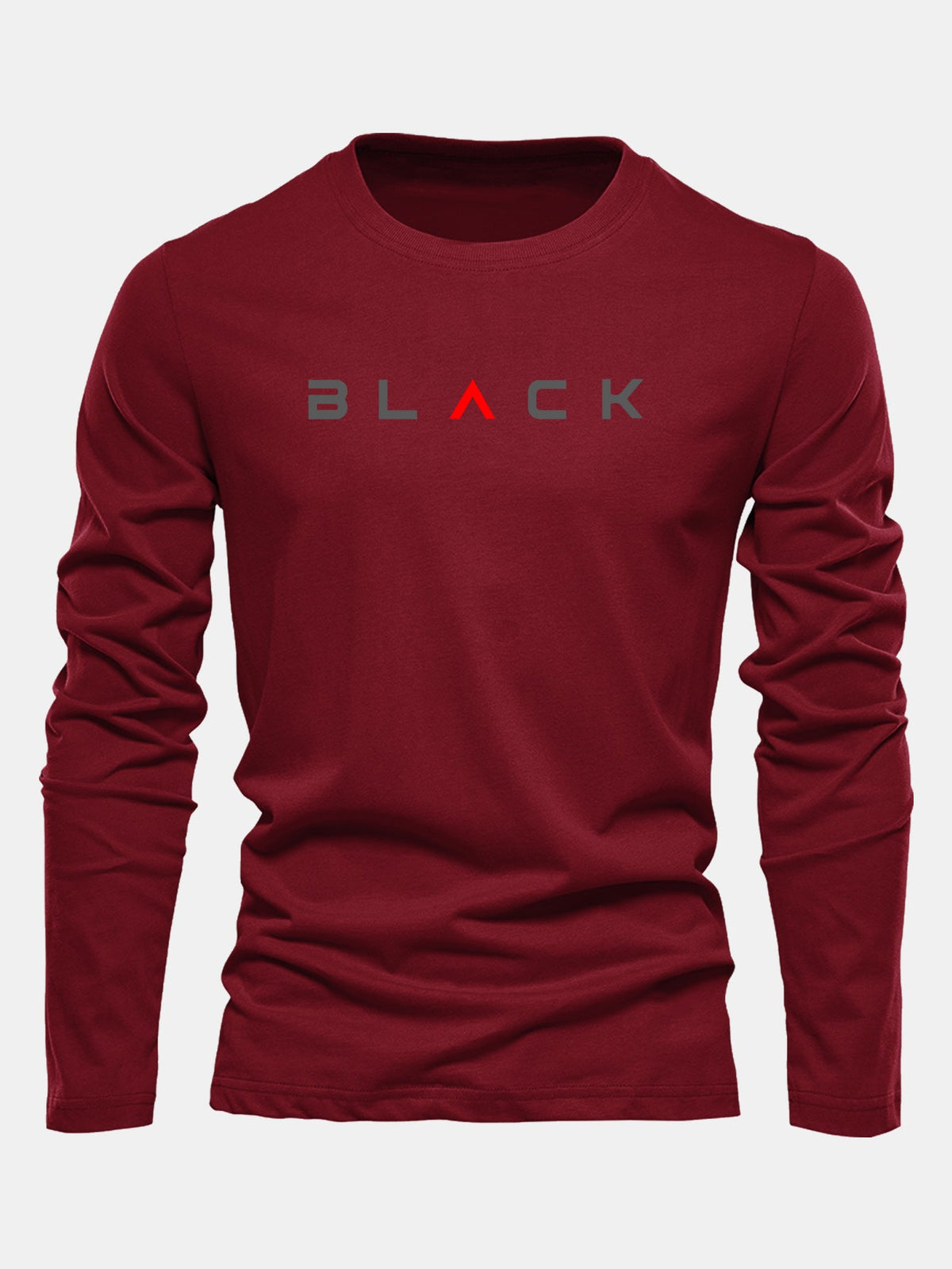 Camiseta negra de manga larga