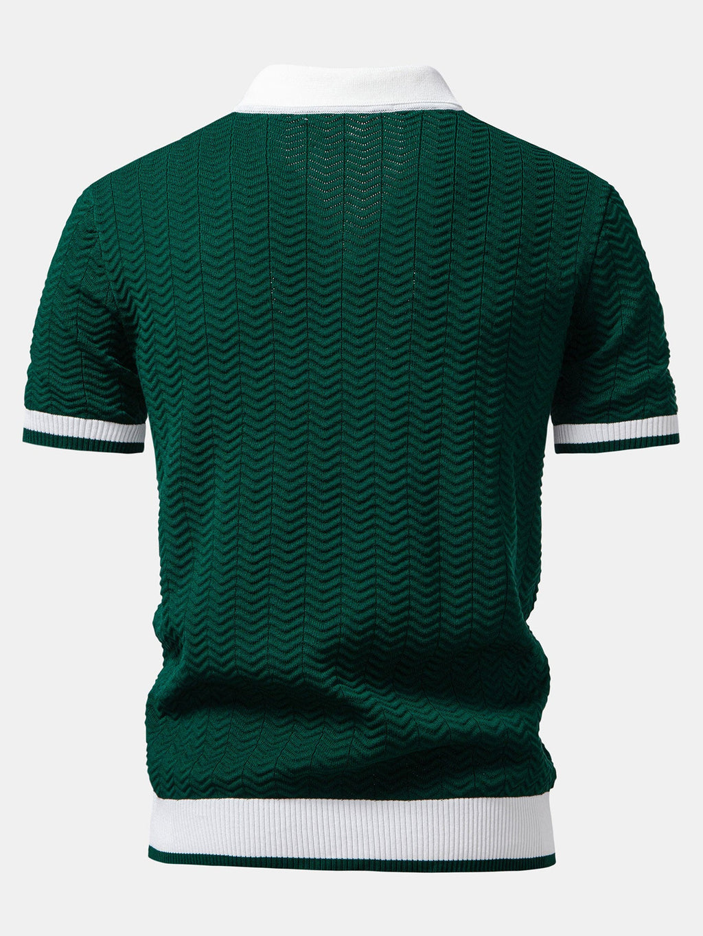 Polo de punto con cuello en V
