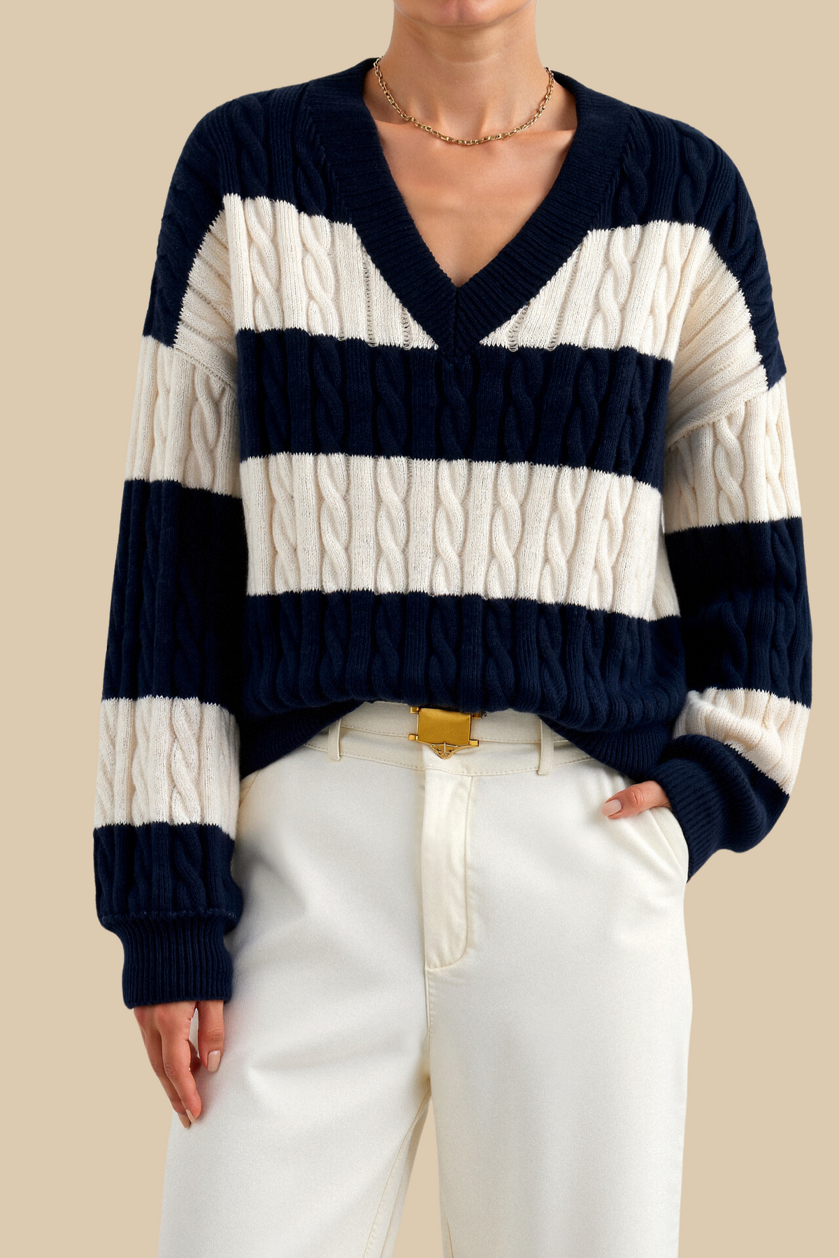 Jersey elegante de punto