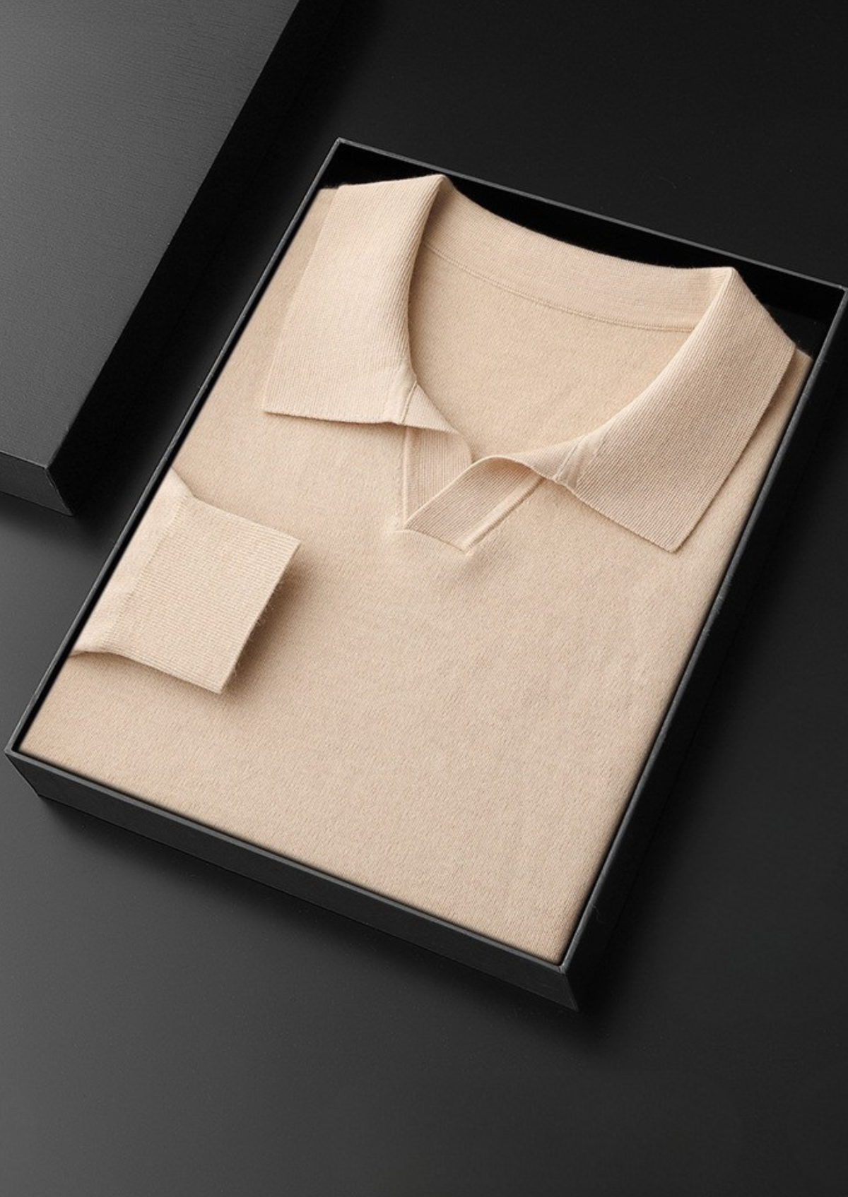 Polo de punto 100% cachemir