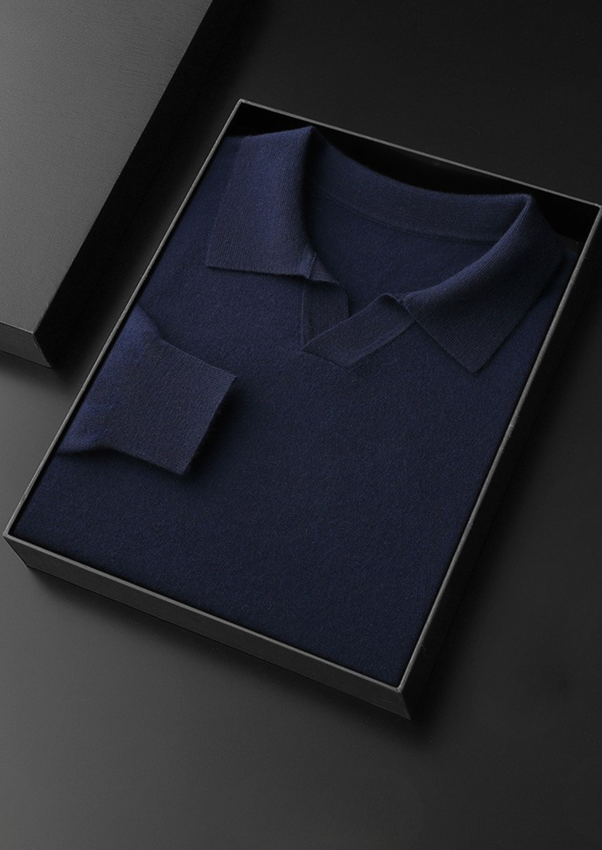 Polo de punto 100% cachemir