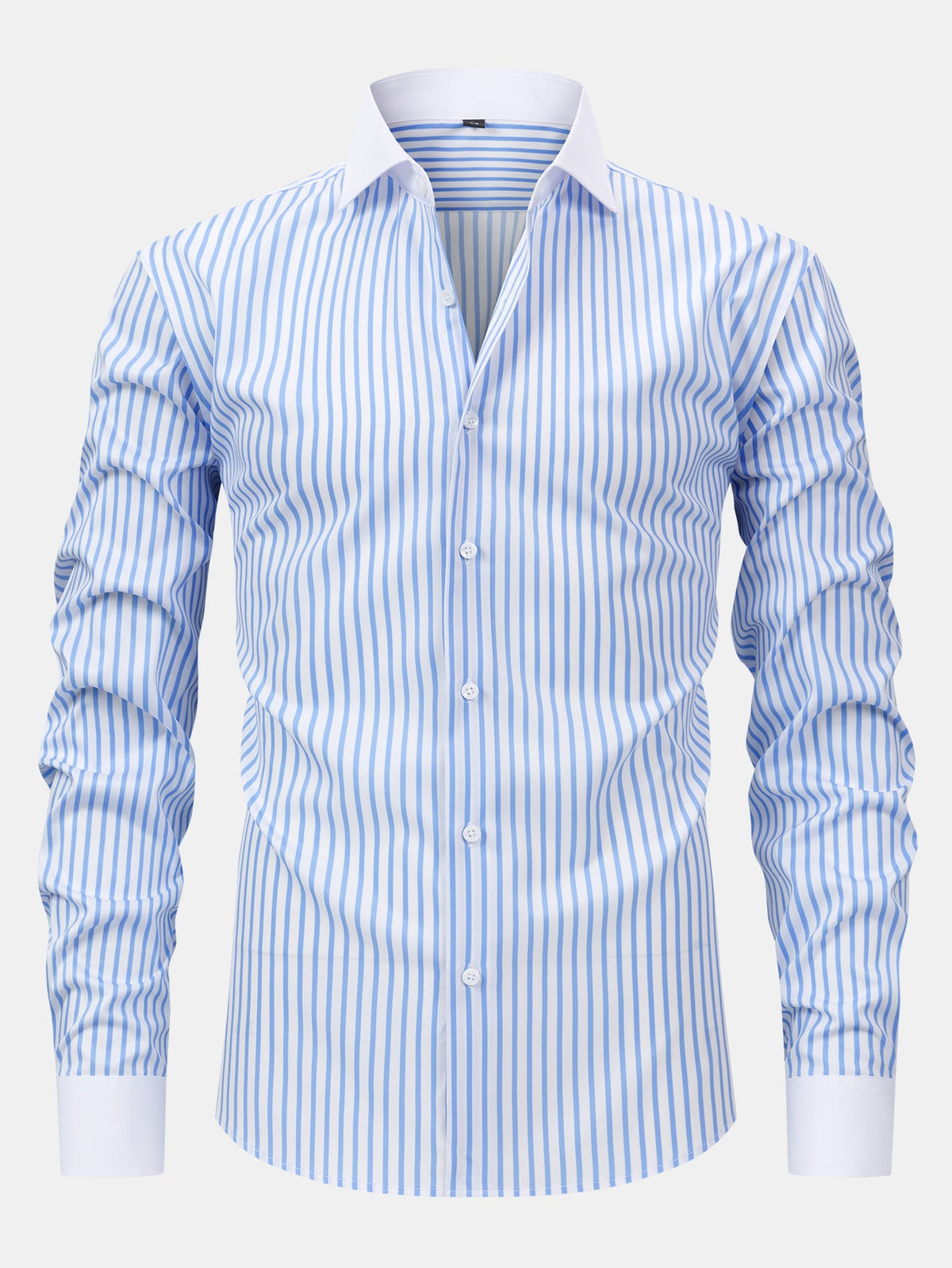 Camisa Winchester de rayas  y pantalones ajustados de corte cónico