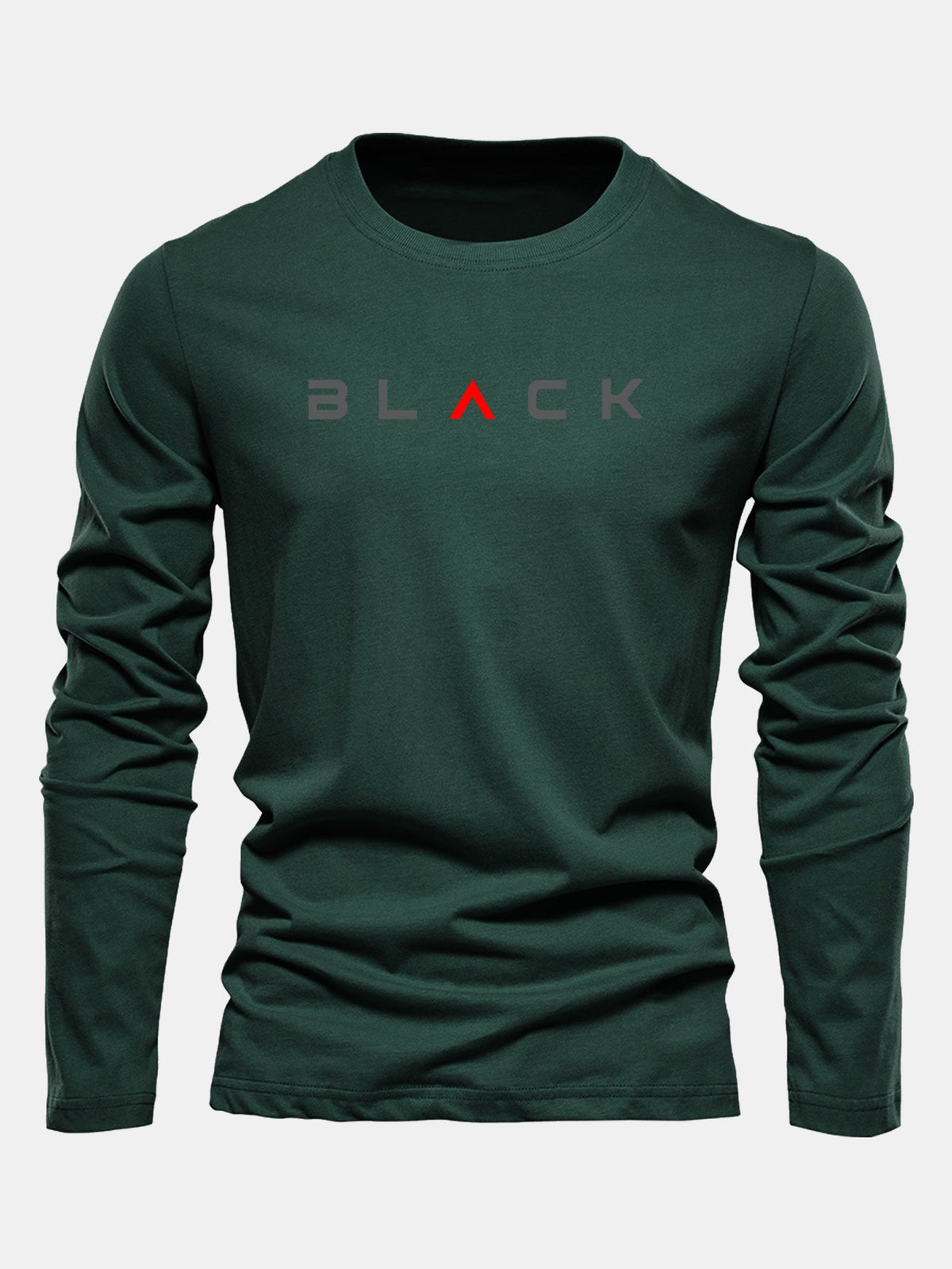 Camiseta negra de manga larga