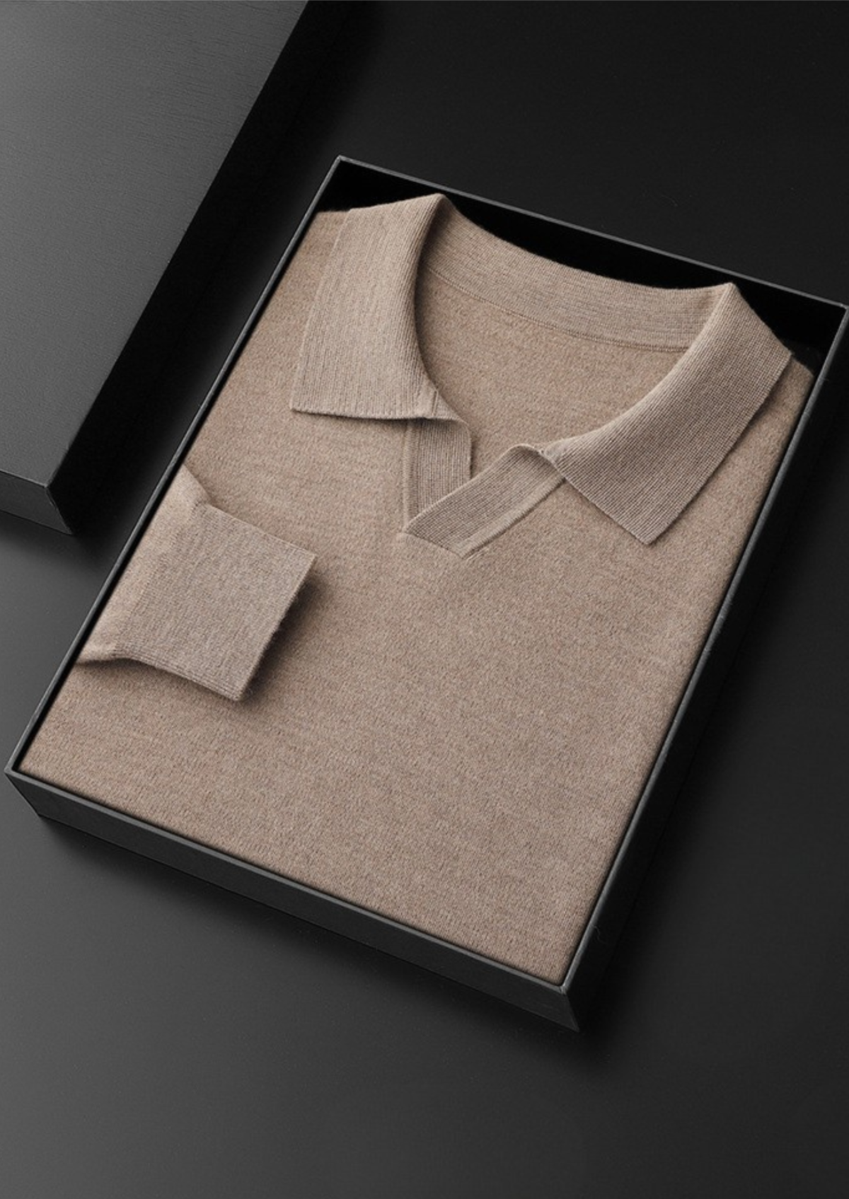 Polo de punto 100% cachemir