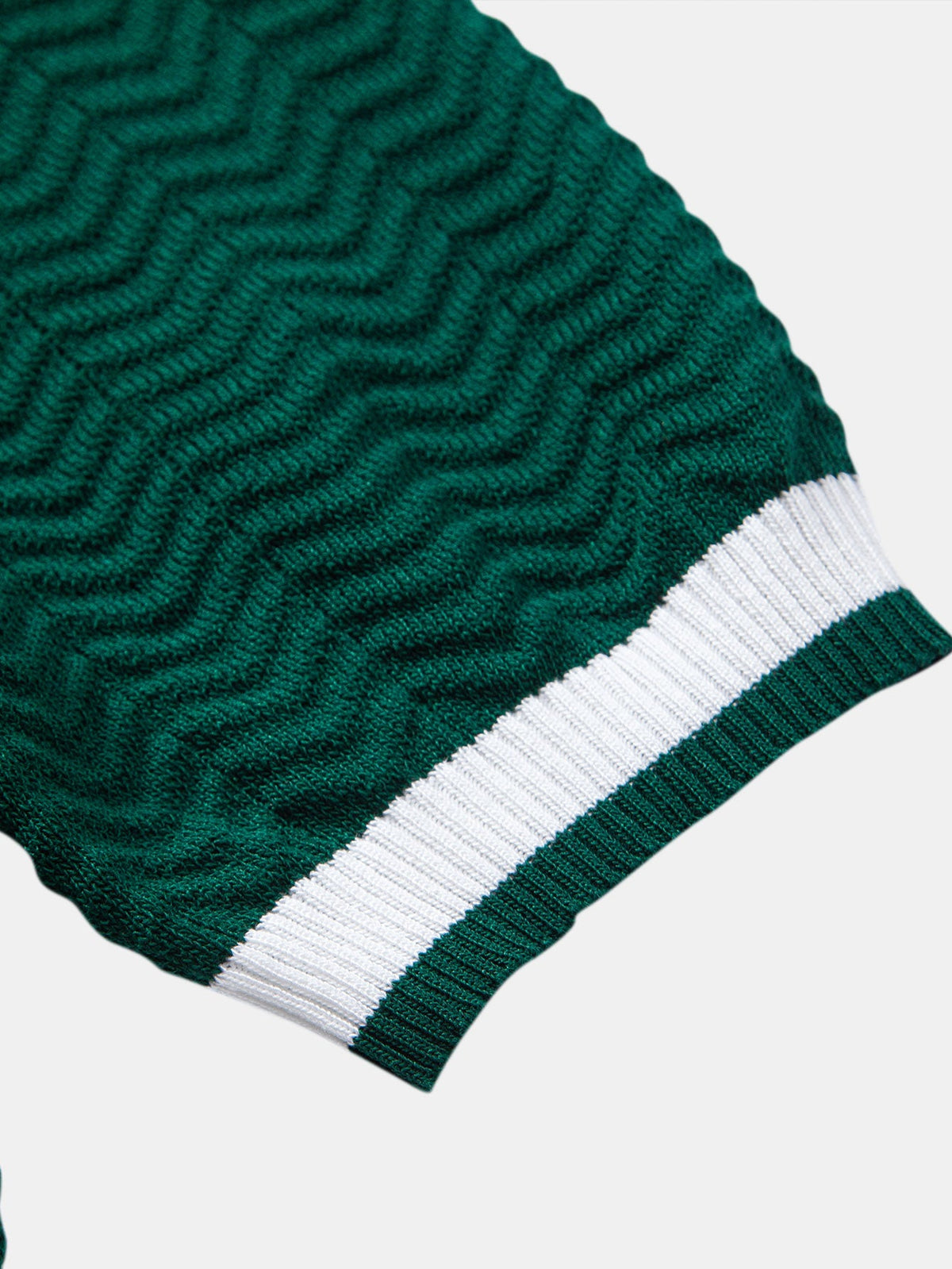 Polo de punto con cuello en V