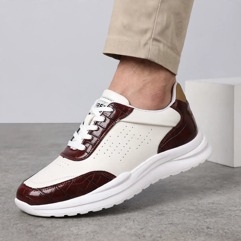 Zapatillas de piel