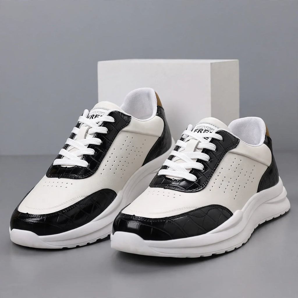 Zapatillas de piel
