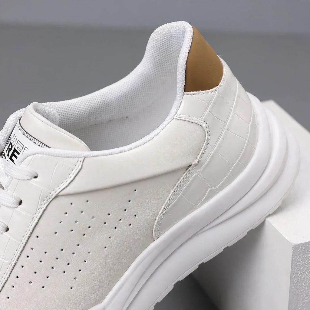 Zapatillas de piel