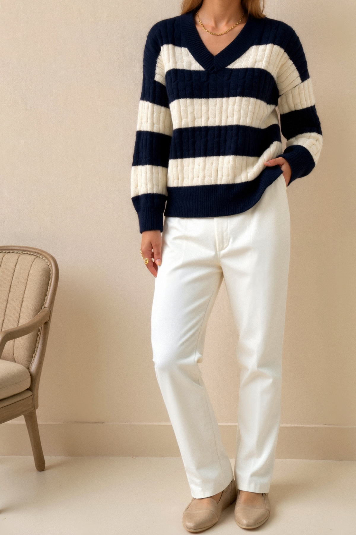 Jersey elegante de punto