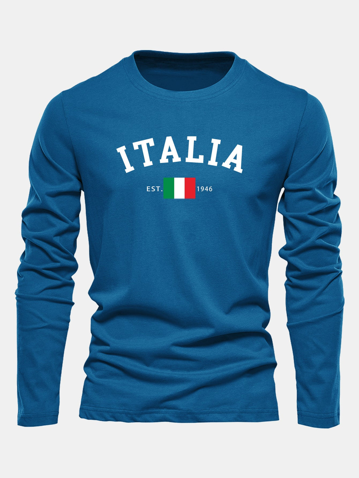 Camiseta de manga larga con estampado de Italia
