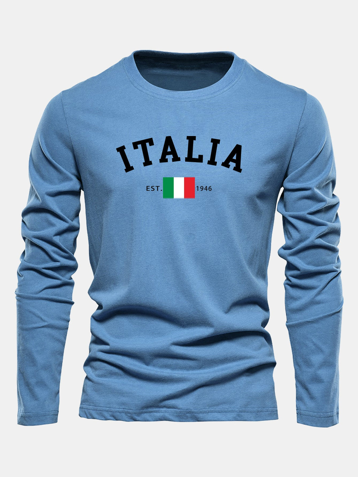 Camiseta de manga larga con estampado de Italia