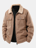 Zip-up jacket with pockets