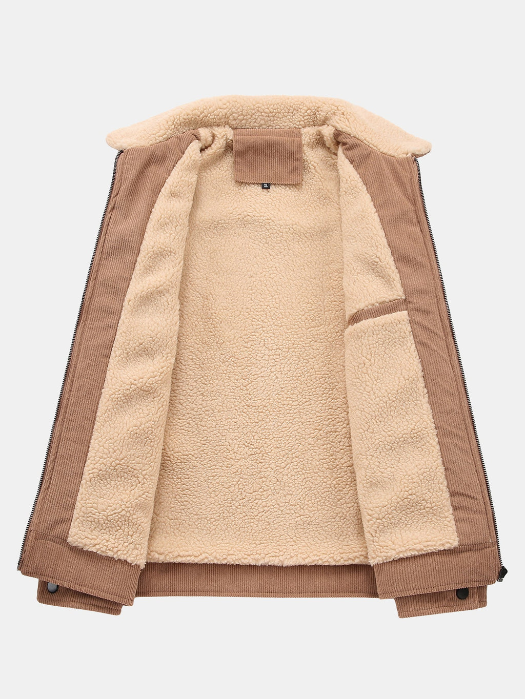 Zip-up jacket with pockets