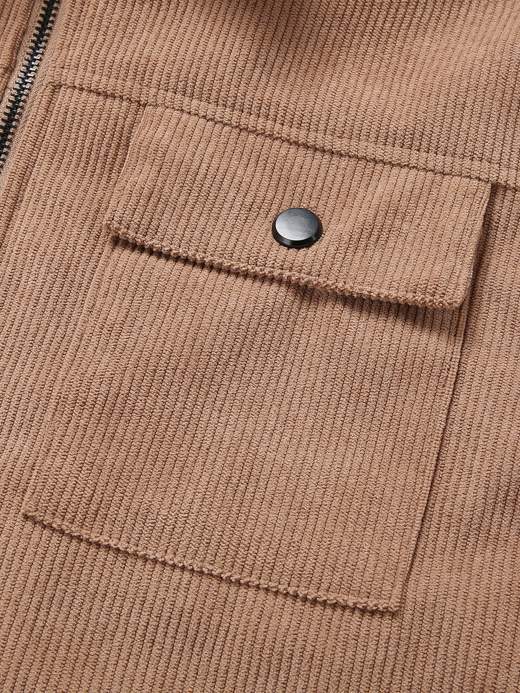 Zip-up jacket with pockets