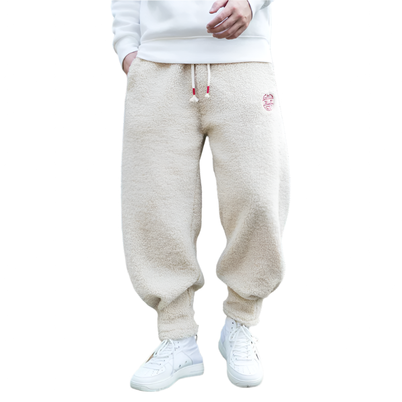 Pantalones de felpa polar cálidos