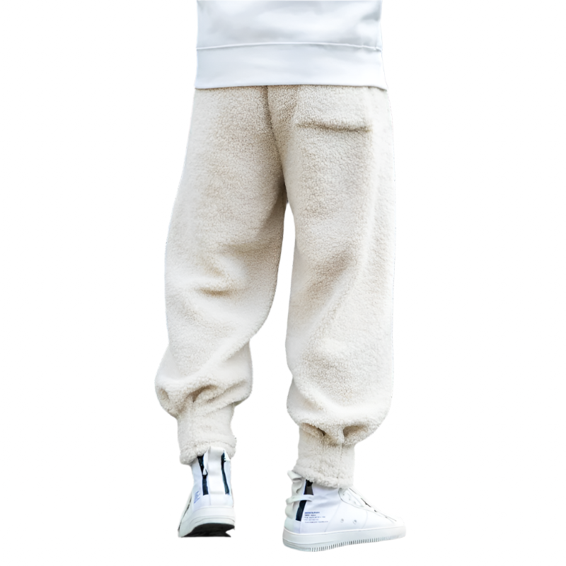 Pantalones de felpa polar cálidos