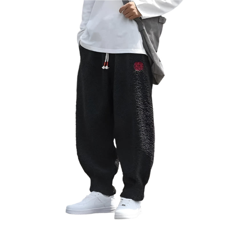 Pantalones de felpa polar cálidos