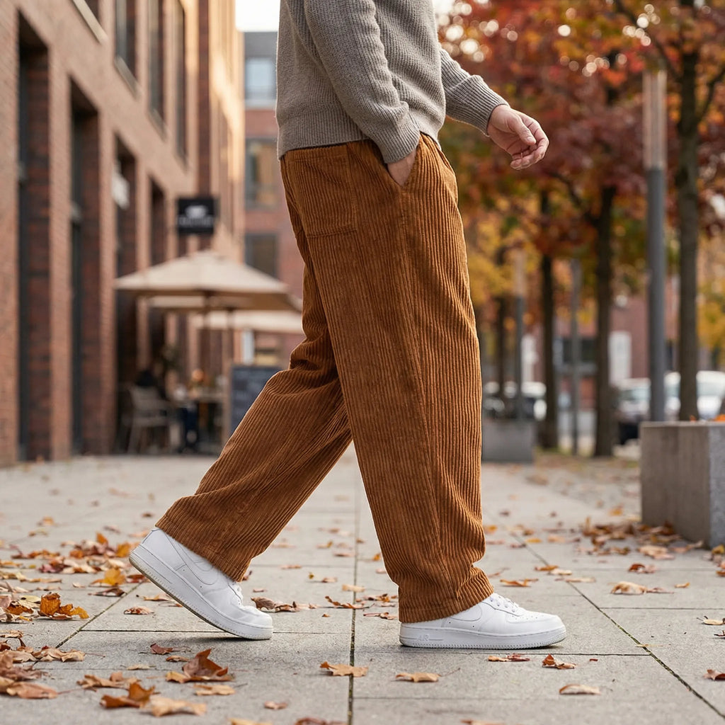 Pantalón de hombre de corduroy