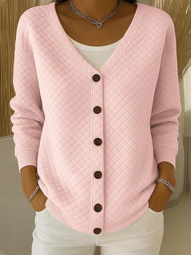 Jersey acolchado con botones