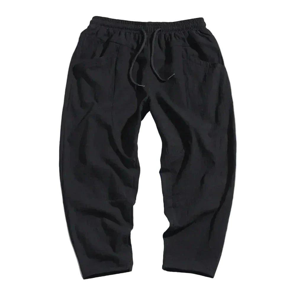 Pantalón cropped de lino Kyoto